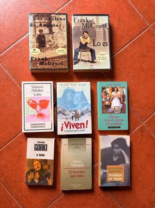 Lote 8 libros clásicos literatura contemporánea