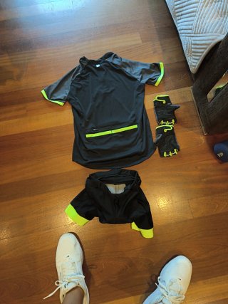 Conjunto Ciclismo Maillot Culot Guantes