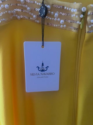Vestido de fiesta amarillo