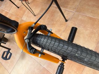 Bicicleta BMX Biocycle Demo Negra y Naranja