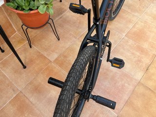 Bicicleta BMX Biocycle Demo Negra y Naranja