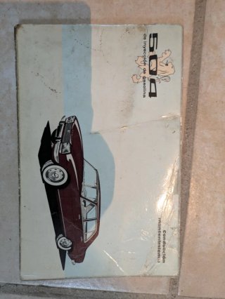 Libros instrucciones de coches