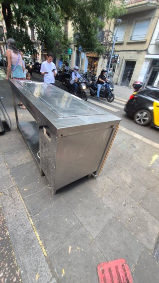 Mesa Fría Acero Inoxidable
