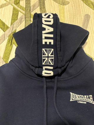 Sudadera Lonsdale Azul con Capucha