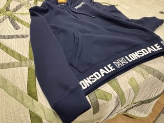 Sudadera Lonsdale Azul con Capucha