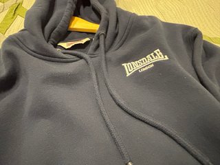 Sudadera Lonsdale Azul con Capucha