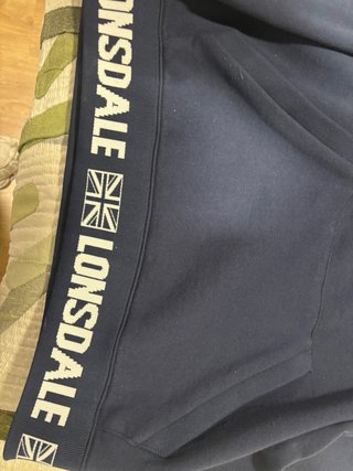 Sudadera Lonsdale Azul con Capucha
