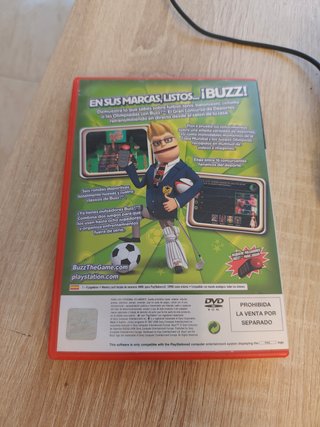 Buzz! El Gran Concurso de Deportes PS2 + Mandos