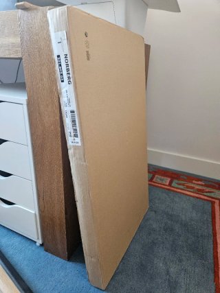Mesa plegable pared IKEA NORBERG blanca