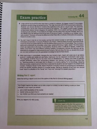 Grammar and vocabulary for first