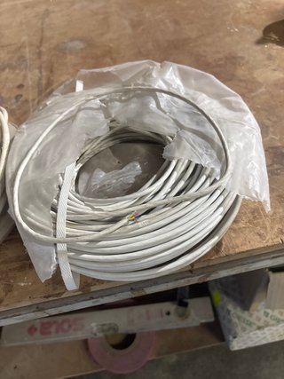 Cable portero automático blanco