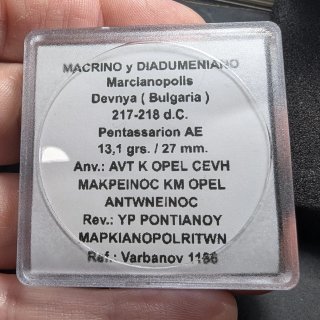 Pentassarion Macrino y Diadumeniano RARO