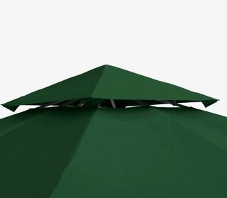 Techo cenador repuesto 3x3m verde