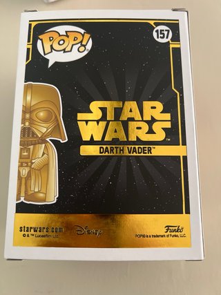 Funko Pop! Star Wars Darth Vader Dorado 157