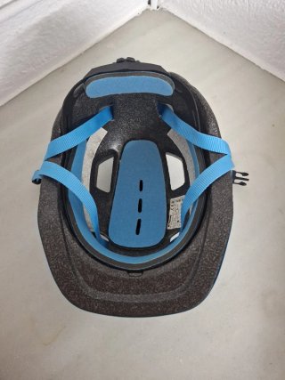 Casco Btwin bici/skate azul