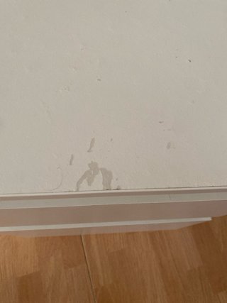 Mesa de noche Ikea Kullen blanca