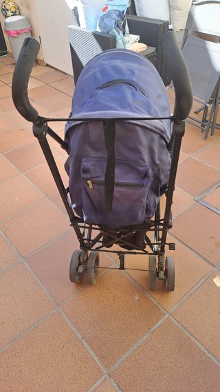 Silla de paseo azul