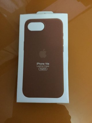 Funda Apple Piel iPhone 16e MagSafe Marrón