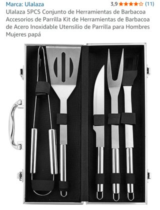 Conjunto Herramientas Barbacoa 5 Piezas