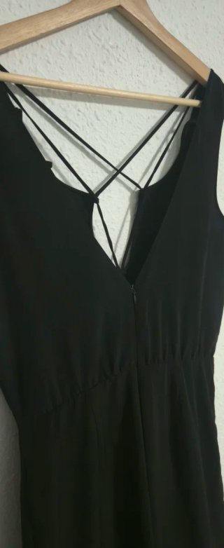 Mono Cruzado Zara Negro Talla S