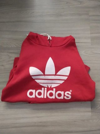 Sudadera Adidas Originals Trefoil Roja