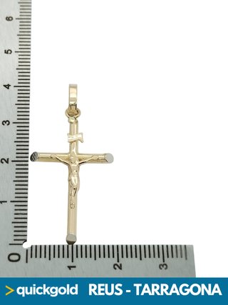 035-1122 COLGANTE ORO 18K CRUCIFIJO