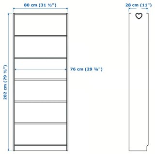 Librería IKEA BILLY Blanca