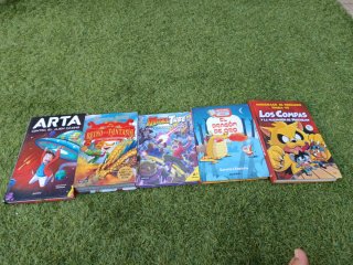 5 Libros Infantiles: Arta, Geronimo Stilton, Mike.