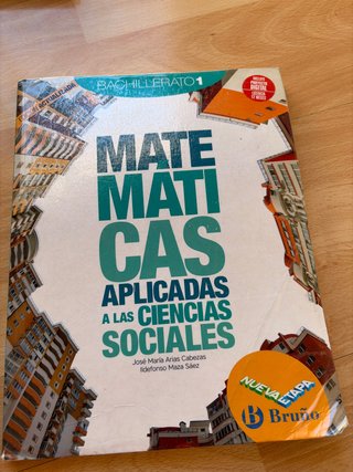 Matemáticas aplicadas a las ciencias sociales, ...
