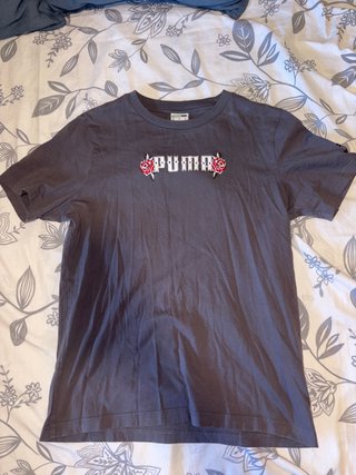 Camiseta Puma Talla M Flores Rosas