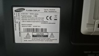 Tv plasma 43"