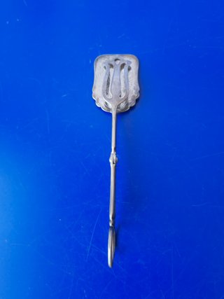 Pinza Vintage manico a forbice Placcata Argento