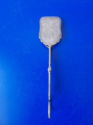 Pinza Vintage manico a forbice Placcata Argento