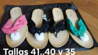 Sandalias Beige y Marrones Mujer