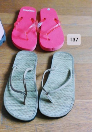 Sandalias Beige y Marrones Mujer