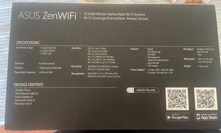 Sistema Wi-Fi Mesh ASUS ZenWiFi AC3000