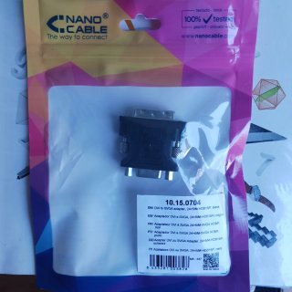 Adaptador DVI a SVGA Nano Cable 24+5/M