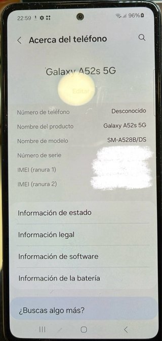 Samsung Galaxy A52s 5G Nero 128GB