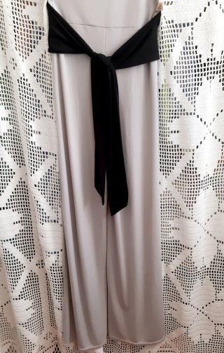 Macacão JASMIN NOIR cinza e preto S/M