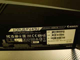 Gigabyte Aorus FV43U Monitor Gaming