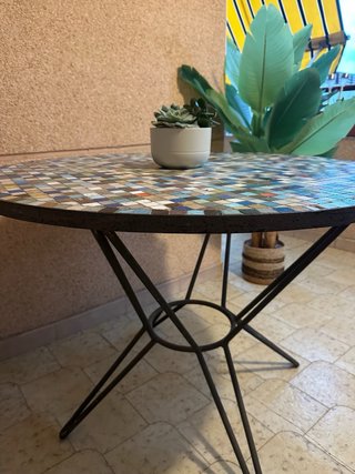 Mesa mosaico terraza/jardín