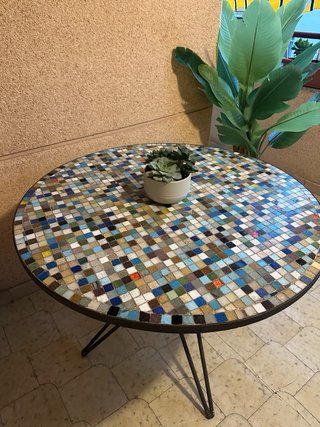 Mesa mosaico terraza/jardín