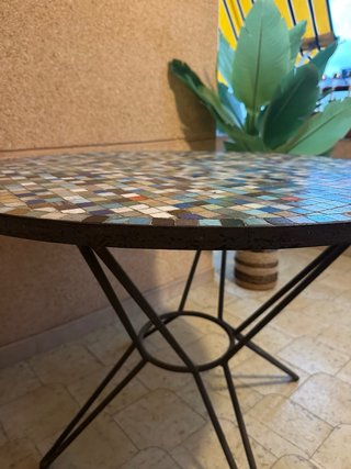 Mesa mosaico terraza/jardín