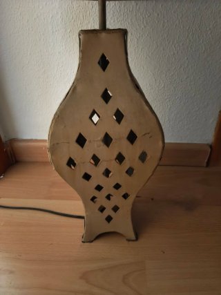Lámpara Ibicenca artesanal.