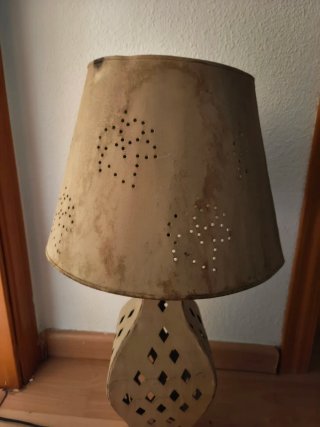 Lámpara Ibicenca artesanal.