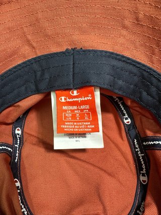 Cappello Champion Arancione da pescatore bucket