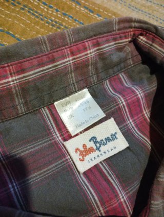 Camicia a quadri uomo manica lunga