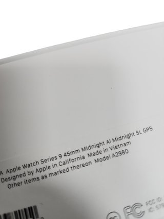 Apple Watch Serie 9 GPS 45mm Blanco