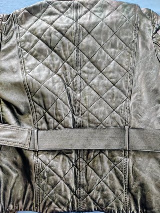 Cazadora Piel Bottega, Negra