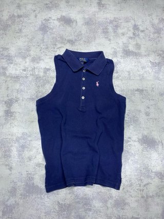 Polo Top Polo Ralph Lauren Blu/Rosa (XS) Donna